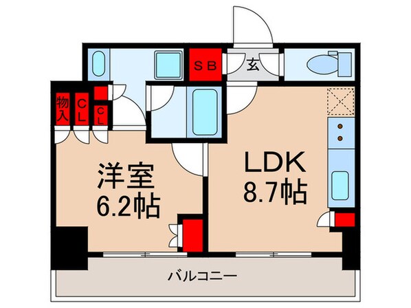 パークアクシス東陽町・親水公園の物件間取画像